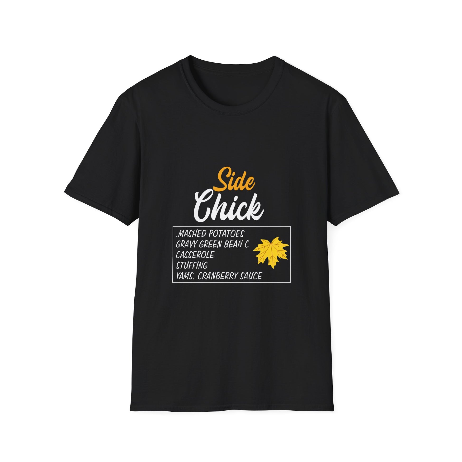 Thanksgiving Side Chick T-Shirt-productor-mockup Unisex T-Shirt