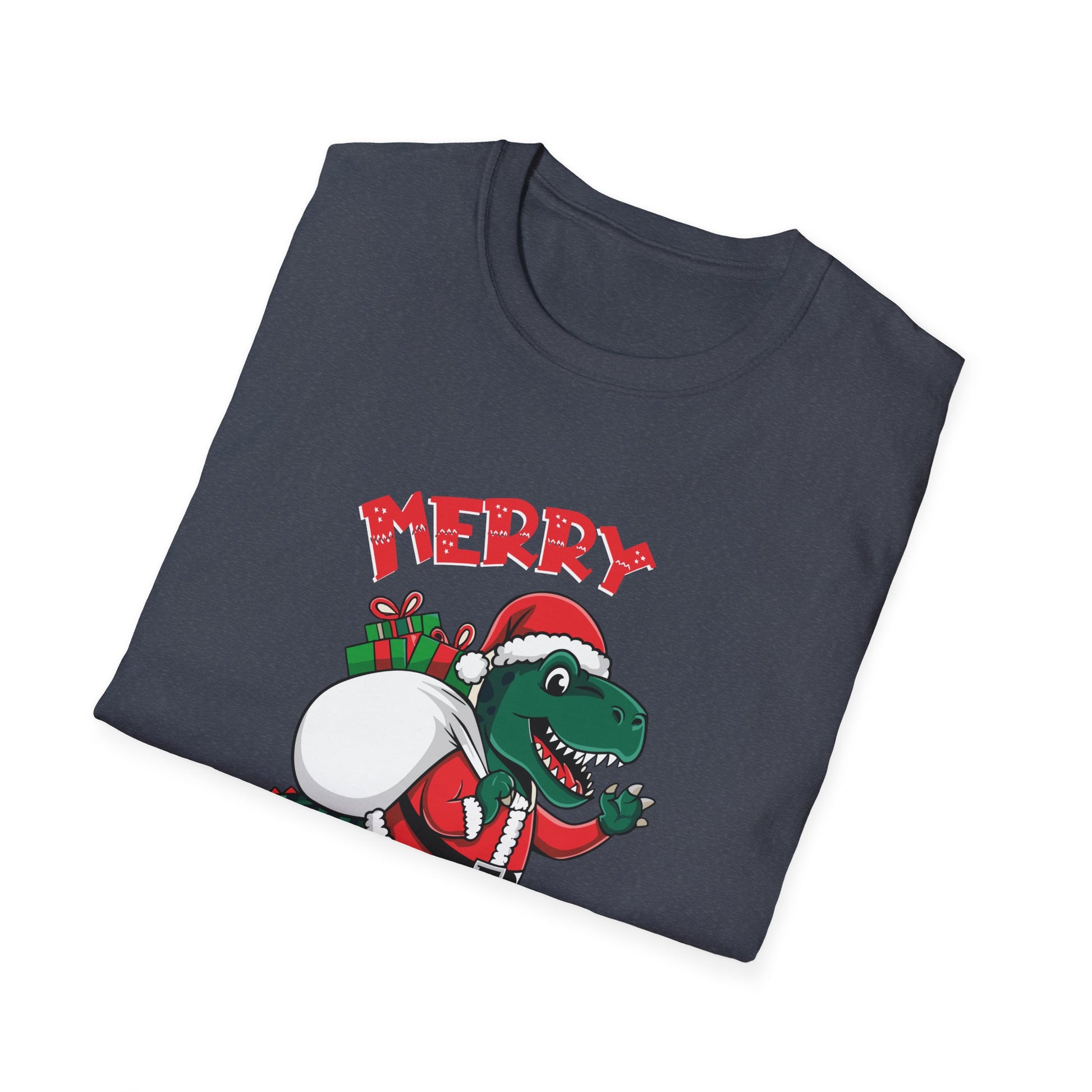 Christmas Dinosaur_ Xmas Christmas_ Ugly Christmas Elf Unisex T-Shirt