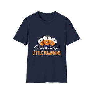 Pumpkin Nurse T-Shirt — Caring the Cutest Little Pumpkins Halloween Tee