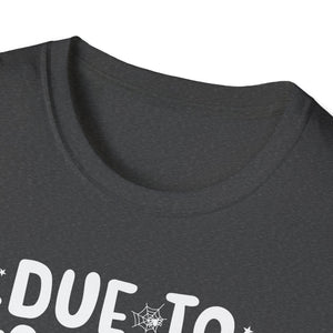 Halloween T-Shirt — “Due to the Economy This Is My Halloween Costume” Funny Ghost Tee