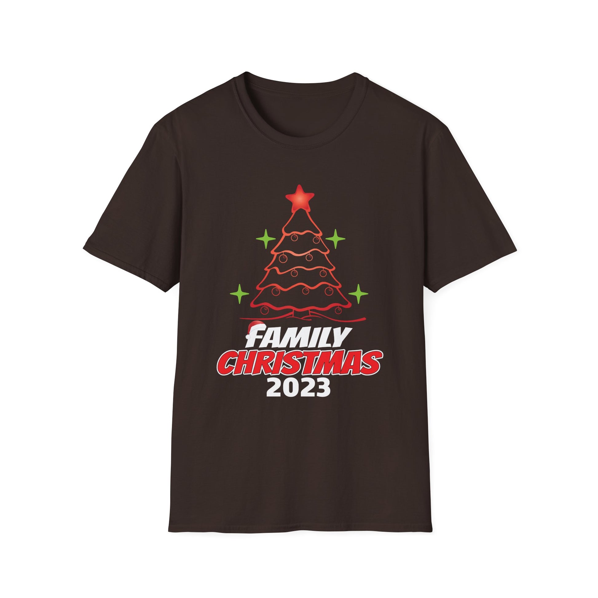 Family Christmas 2023 T-Shirt — Holiday Tree Matching Shirt