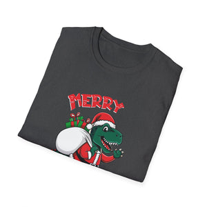 Christmas Dinosaur_ Xmas Christmas_ Ugly Christmas Elf Unisex T-Shirt