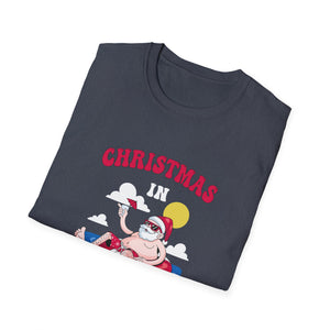 Christmas in July funny santa xmas for Sommer Christmas Unisex T-Shirt