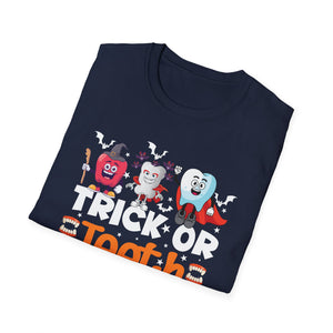 Daughter Halloween Costume Funny Pumpkin Family Halloween TeeUnisex Softstyle T-Shirt
