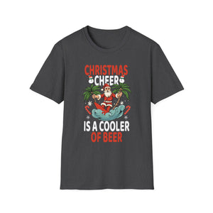 Christmas Cheer Is A Cooler Of B for Sommer Christmas Unisex T-Shirt
