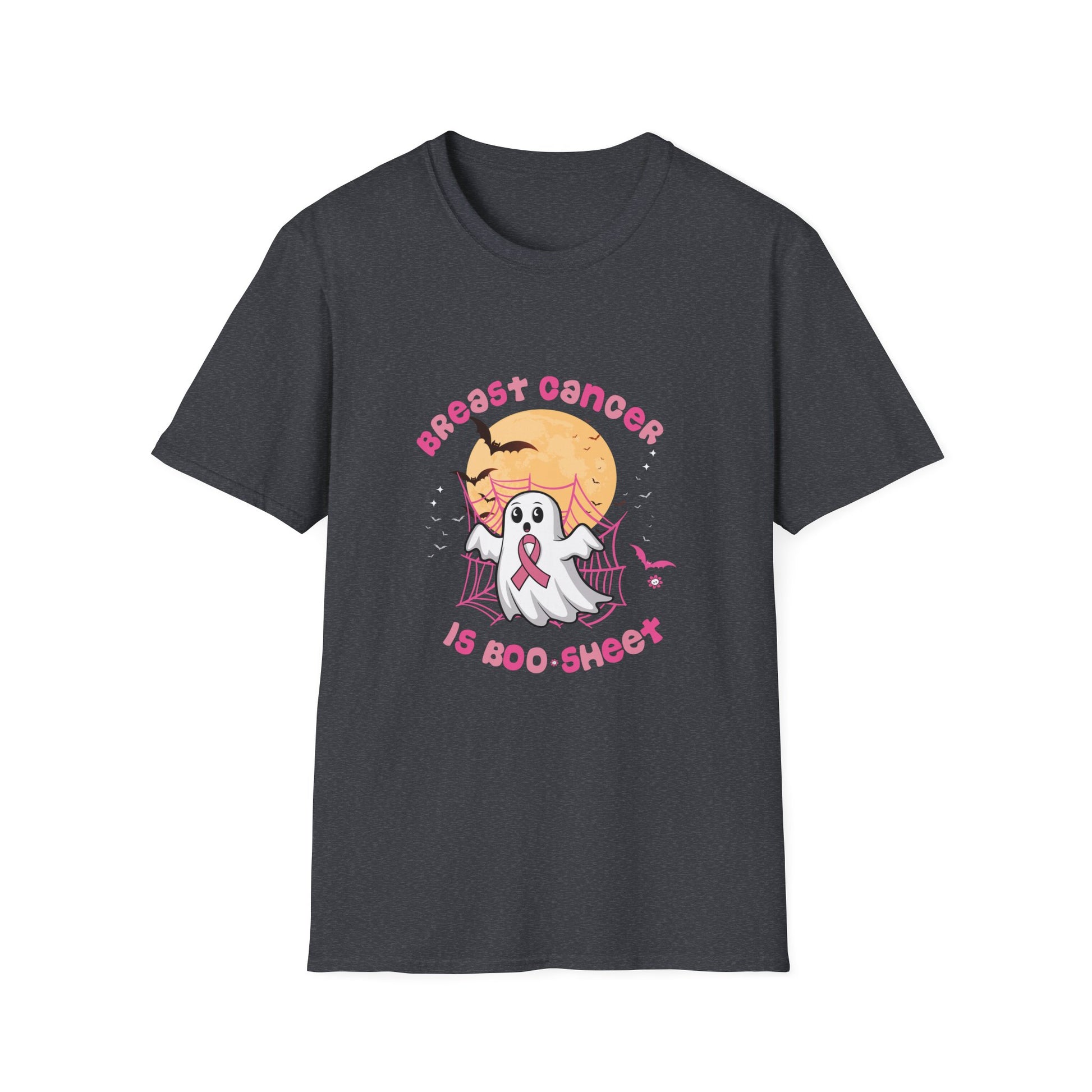 Breast Cancer Is Boo Sheet Halloween Breast Cancer Awareness Unisex  Tee,