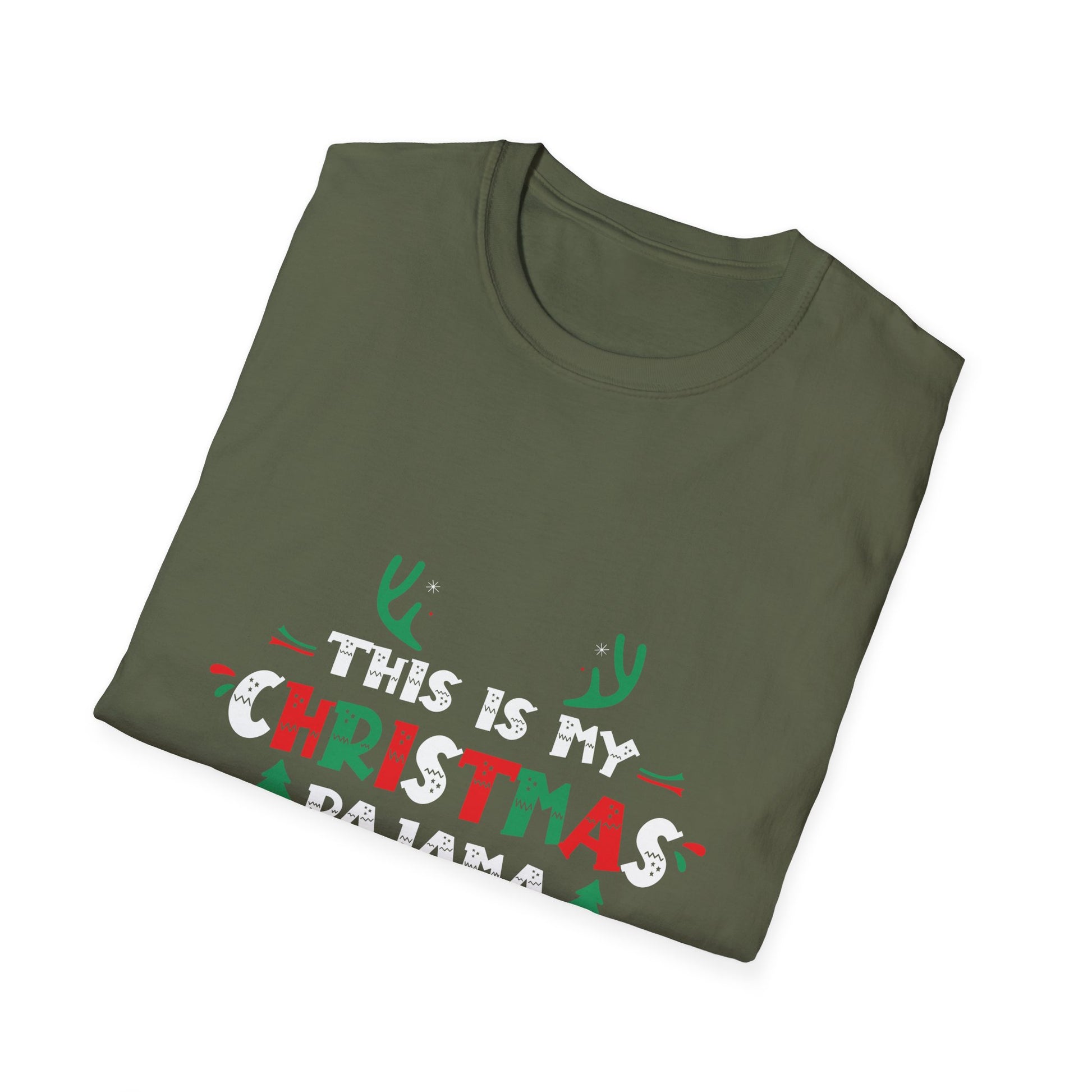 Christmas Pajama Shirt Tee — "This Is My Christmas Pajama Shirt" Holiday T-Shirt
