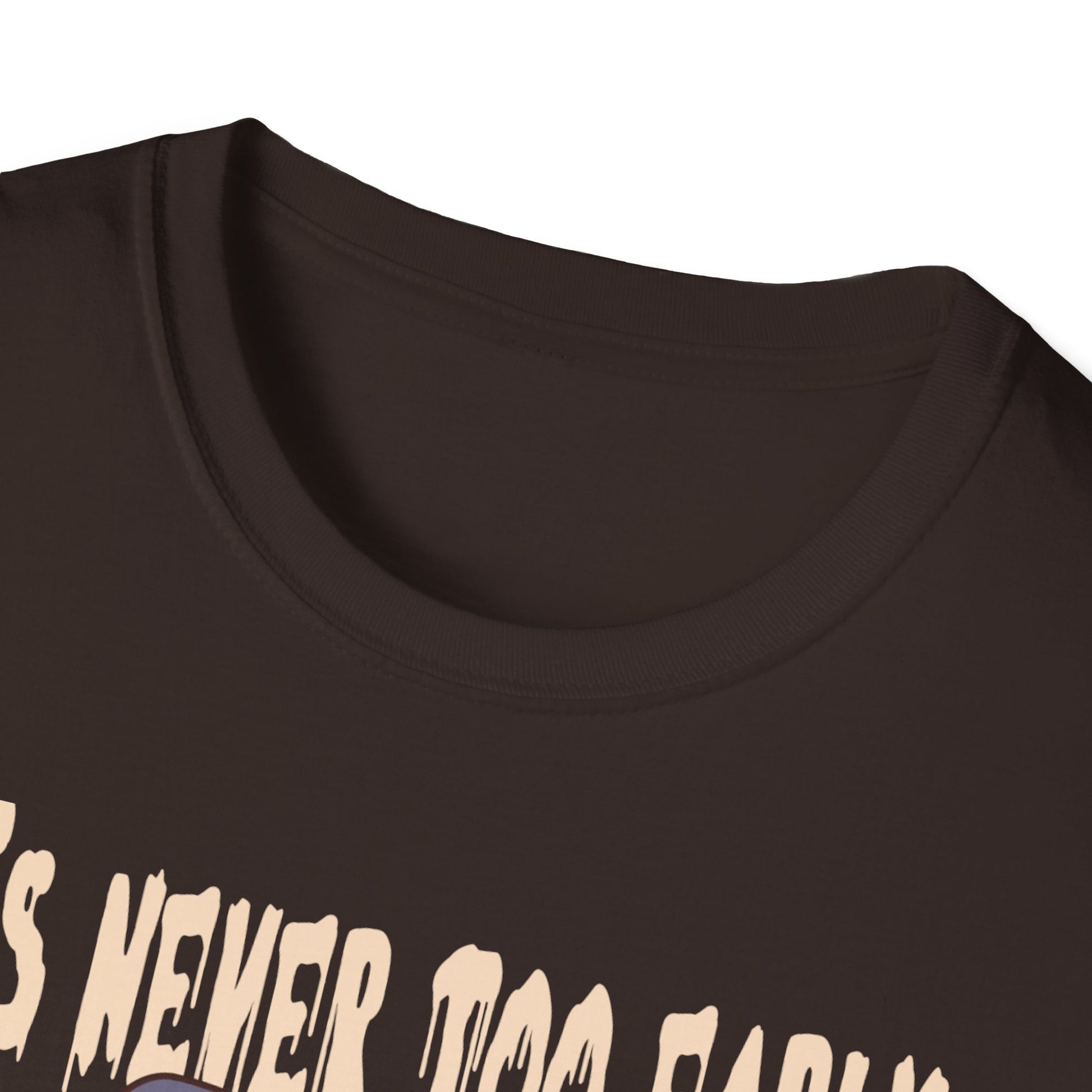 Halloween Sloth T-Shirt — "It's Never Too Early For Halloween" Cute Witch Sloth Pumpkin Tee