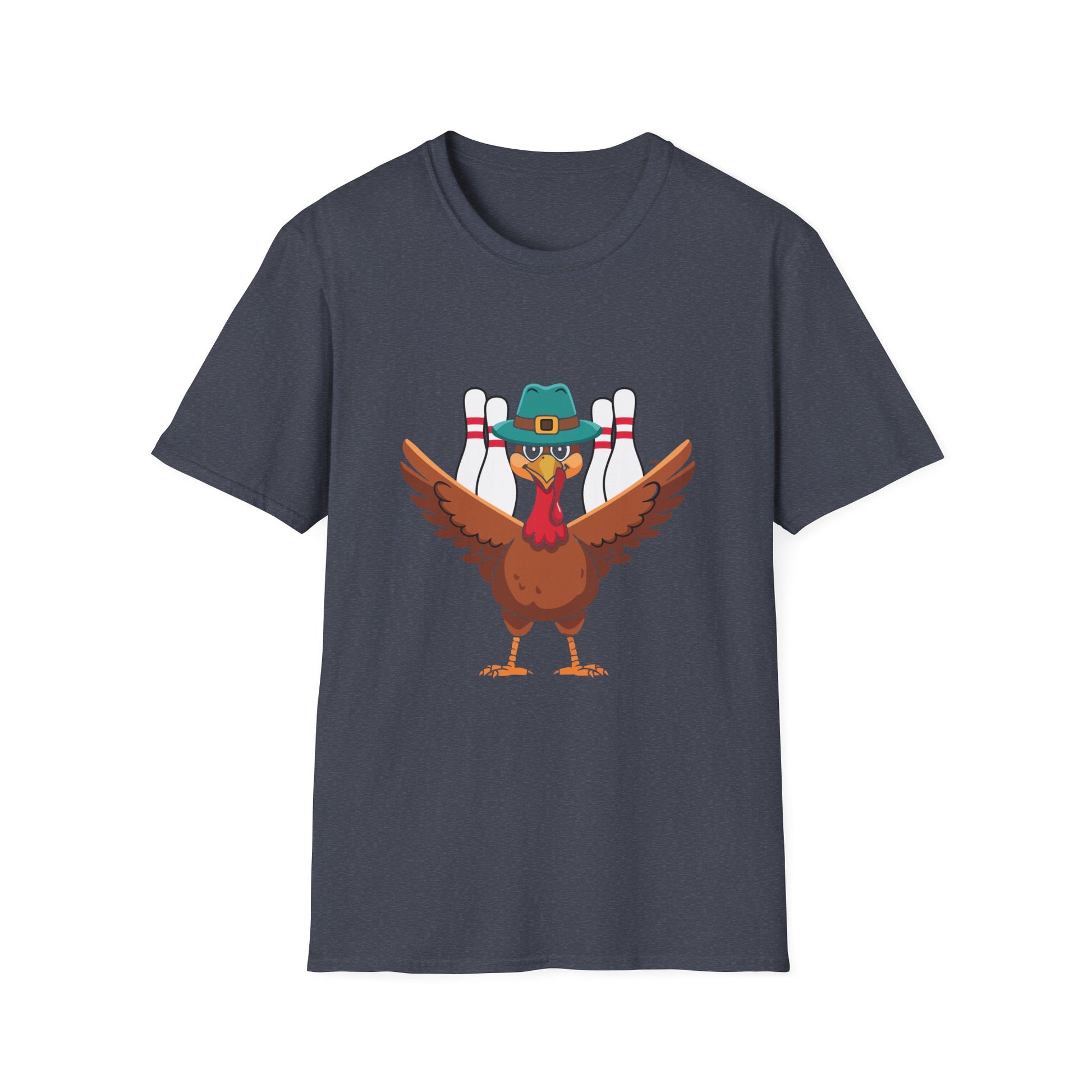 Thanksgiving Bowling Turkey  Unisex T-Shirt