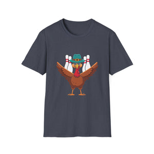 Thanksgiving Bowling Turkey  Unisex T-Shirt
