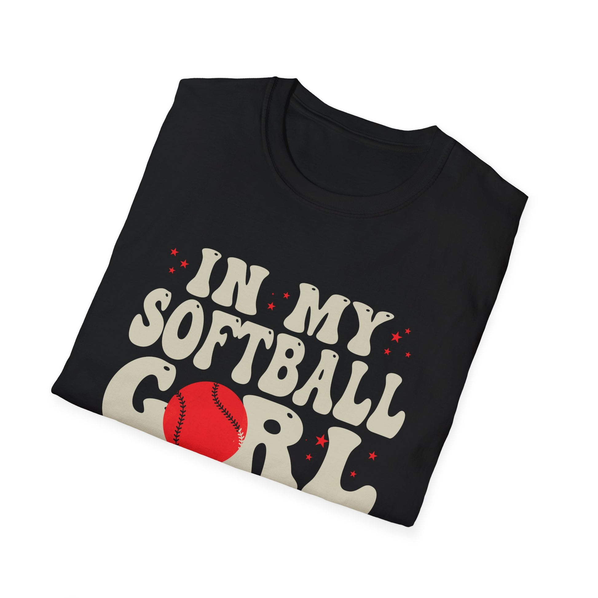 In My Softball Girl Era Retro Groovy Softball Girl Unisex T-Shirt