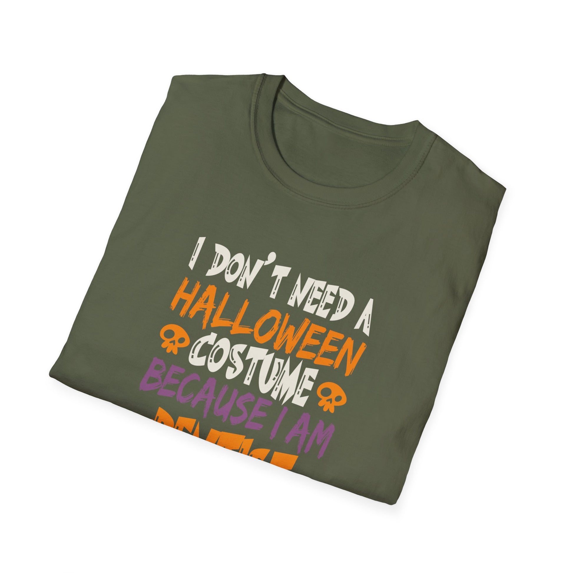 Halloween Dental T-Shirt - "I Don't Need a Halloween Costume Because I Am a Dental Hygienist"
