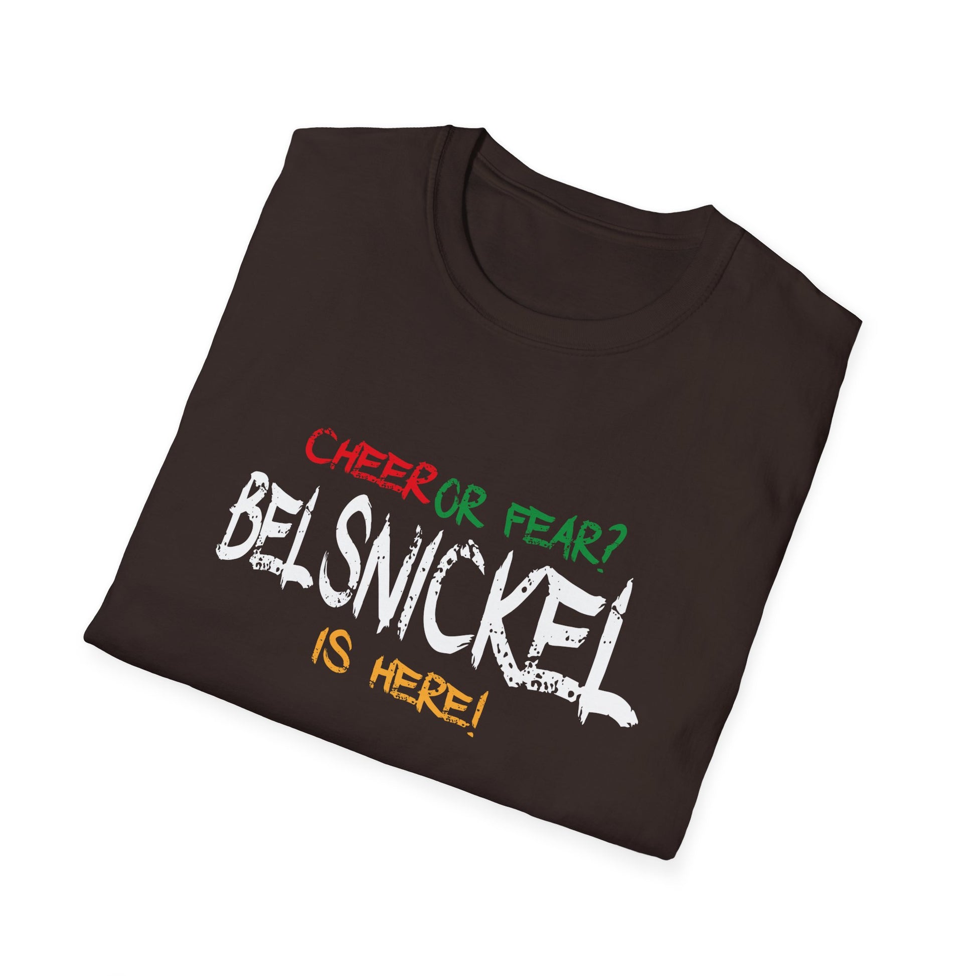 Belsnickel Christmas Cheer or Fear Belsnickel Is Here Xmas Unisex T-Shirt