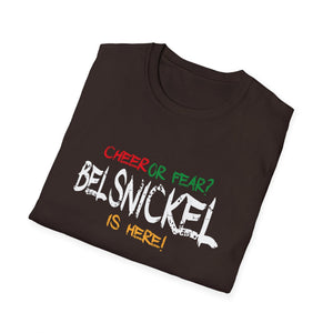 Belsnickel Christmas Cheer or Fear Belsnickel Is Here Xmas Unisex T-Shirt