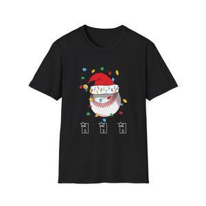 Christmas Ho Ho Ho Baseball Christmas Unisex T-Shirt