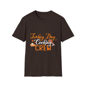 Turkey Day Cooking Crew T-Shirt — Thanksgiving Family Chef Shirt  Unisex T-Shirt