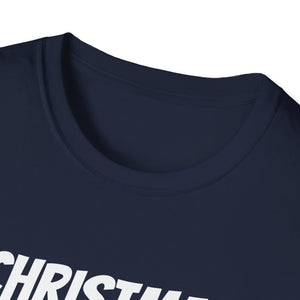 Christmas on the Farm T-Shirt — Holiday Barn & Snowman Farmhouse Tee