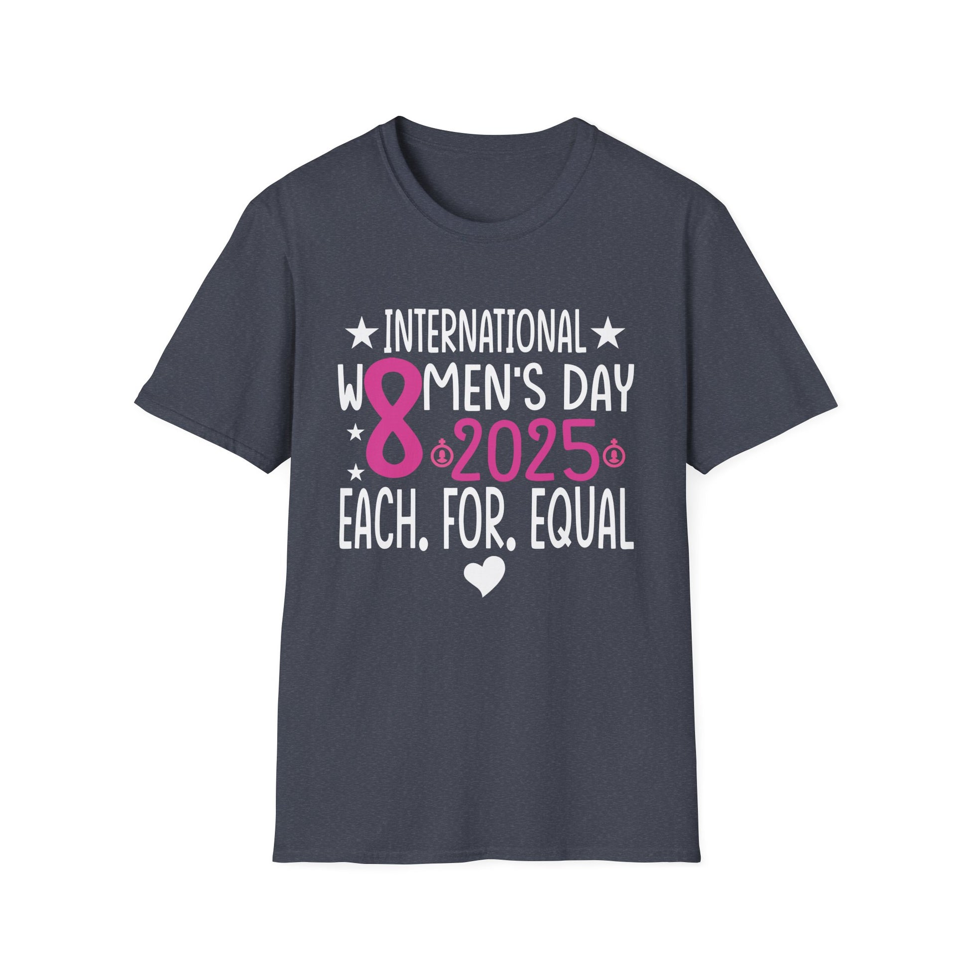National Women's History Month 2025 Embrace Equity Groovy Unisex T-Shirt