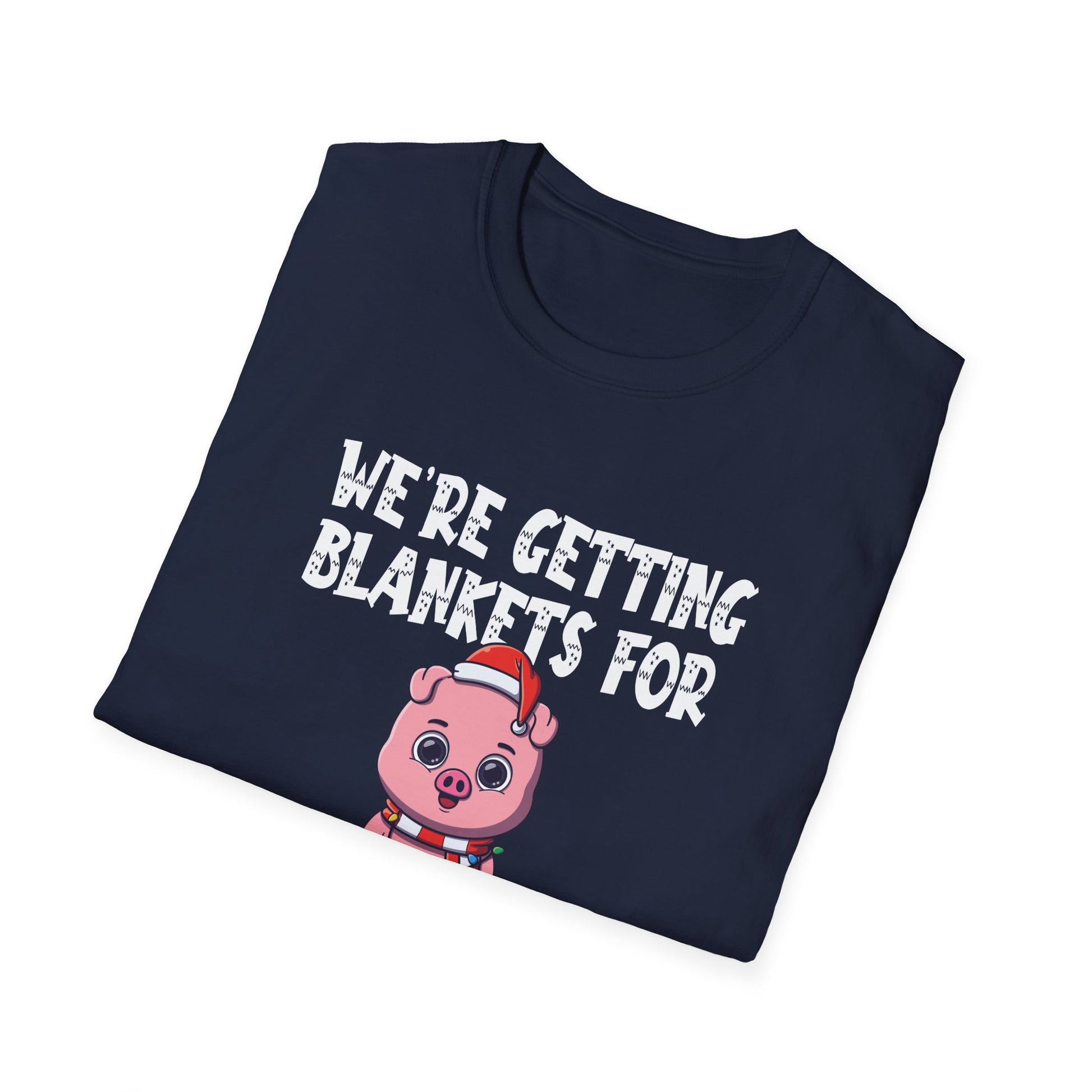 Funny Festive Pigs in Blankets Christmas Unisex T-Shirt