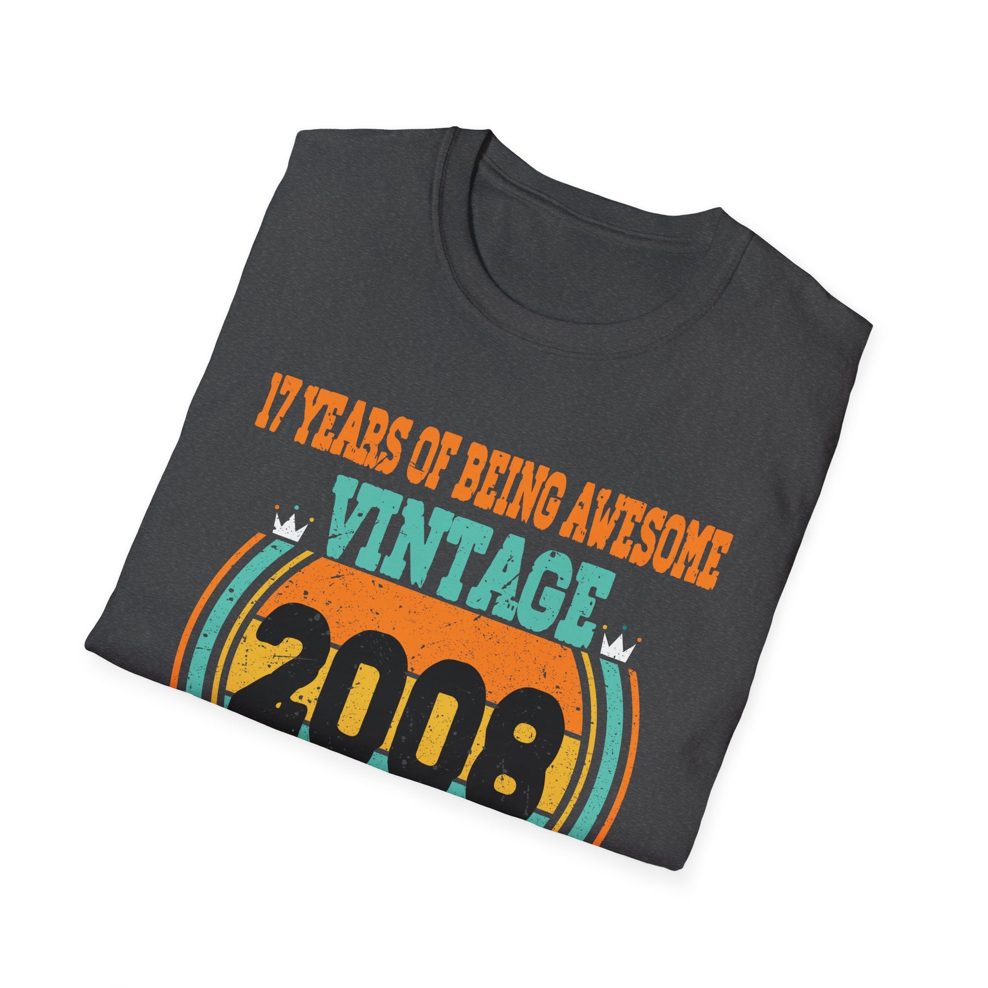 17 Year Old Gifts Vintage 2008 Limited Edition 17th Birthday Unisex T-Shirt