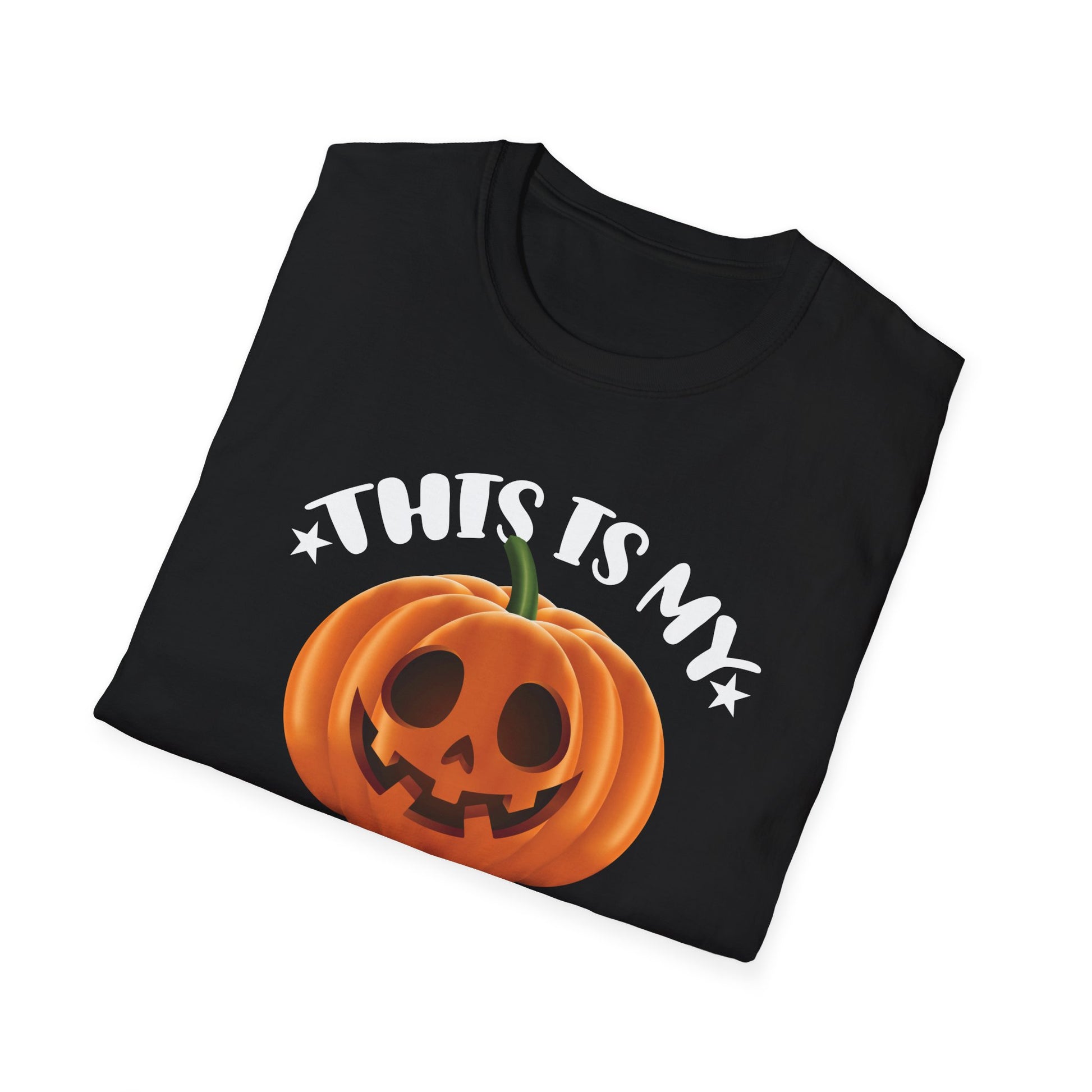 Halloween Costume T-Shirt — "This Is My Halloween Costume" Jack-o'-Lantern Tee