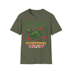 OT Rex Occupational Therapy T-Shirt – Funny Dino OT Shirt for Therapists