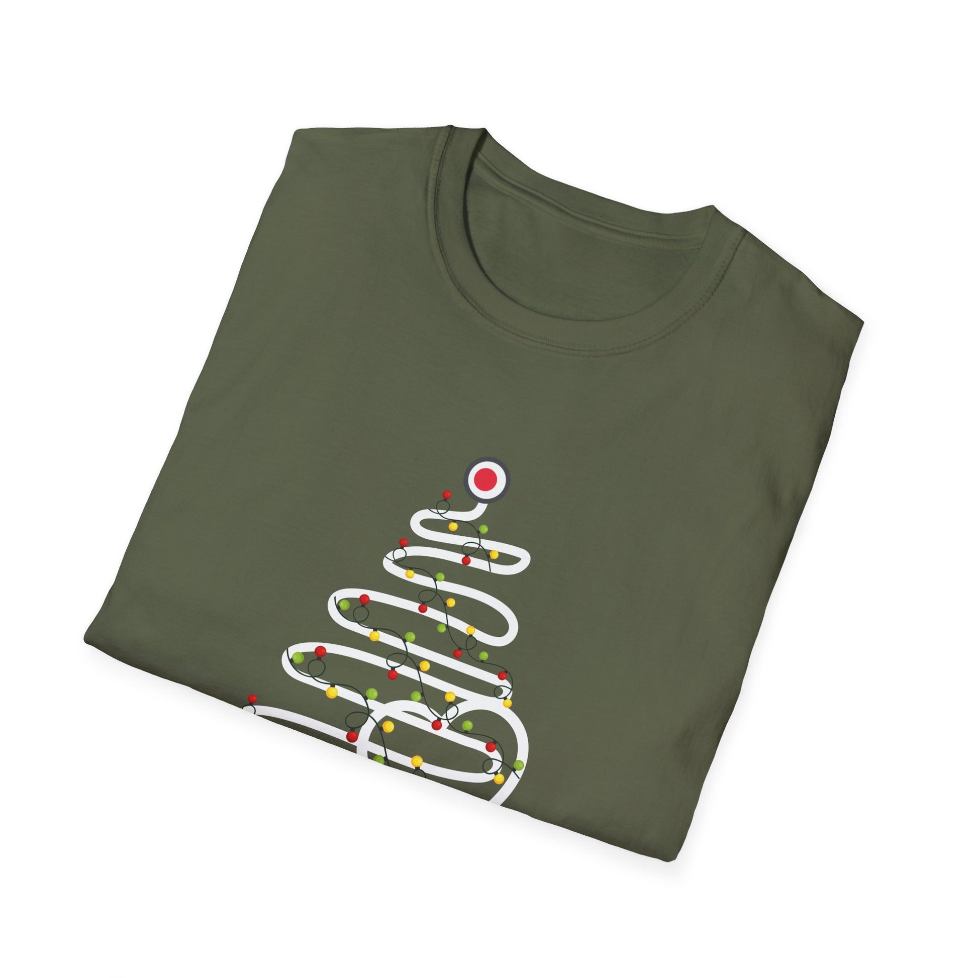 Christmas Tree Lights T-Shirt — Merry Christmas Holiday Tee