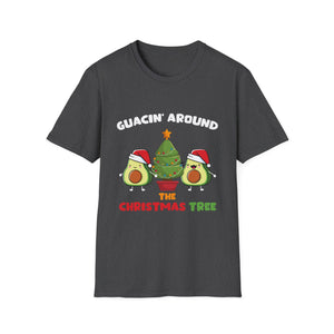 Guacin' Around the Christmas Tree T-Shirt — Funny Avocado Holiday Tee