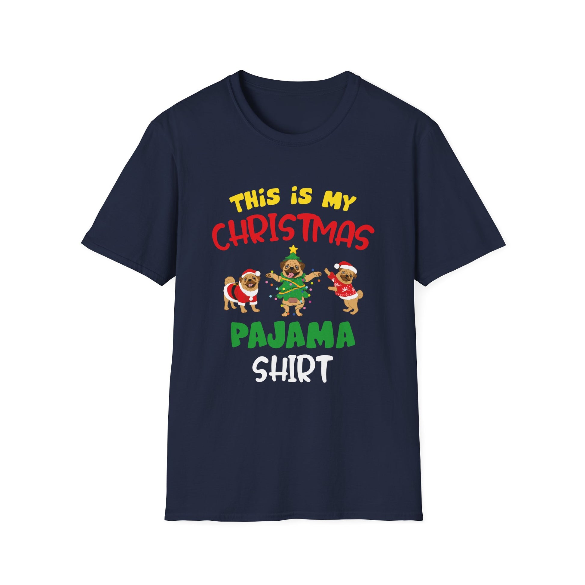 Christmas Pajama Shirt T-Shirt – “This Is My Christmas Pajama Shirt” Holiday Tee