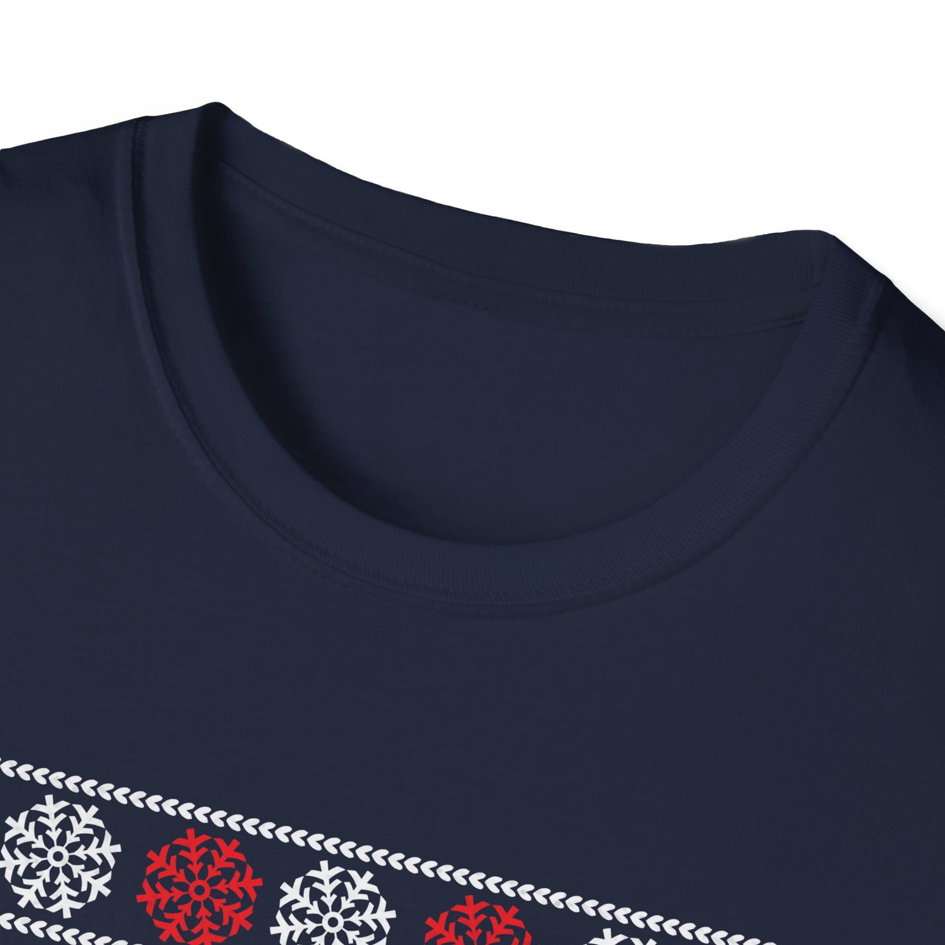 Christmas Snowmen T-Shirt — Festive Holiday Tree & Snowflake Tee