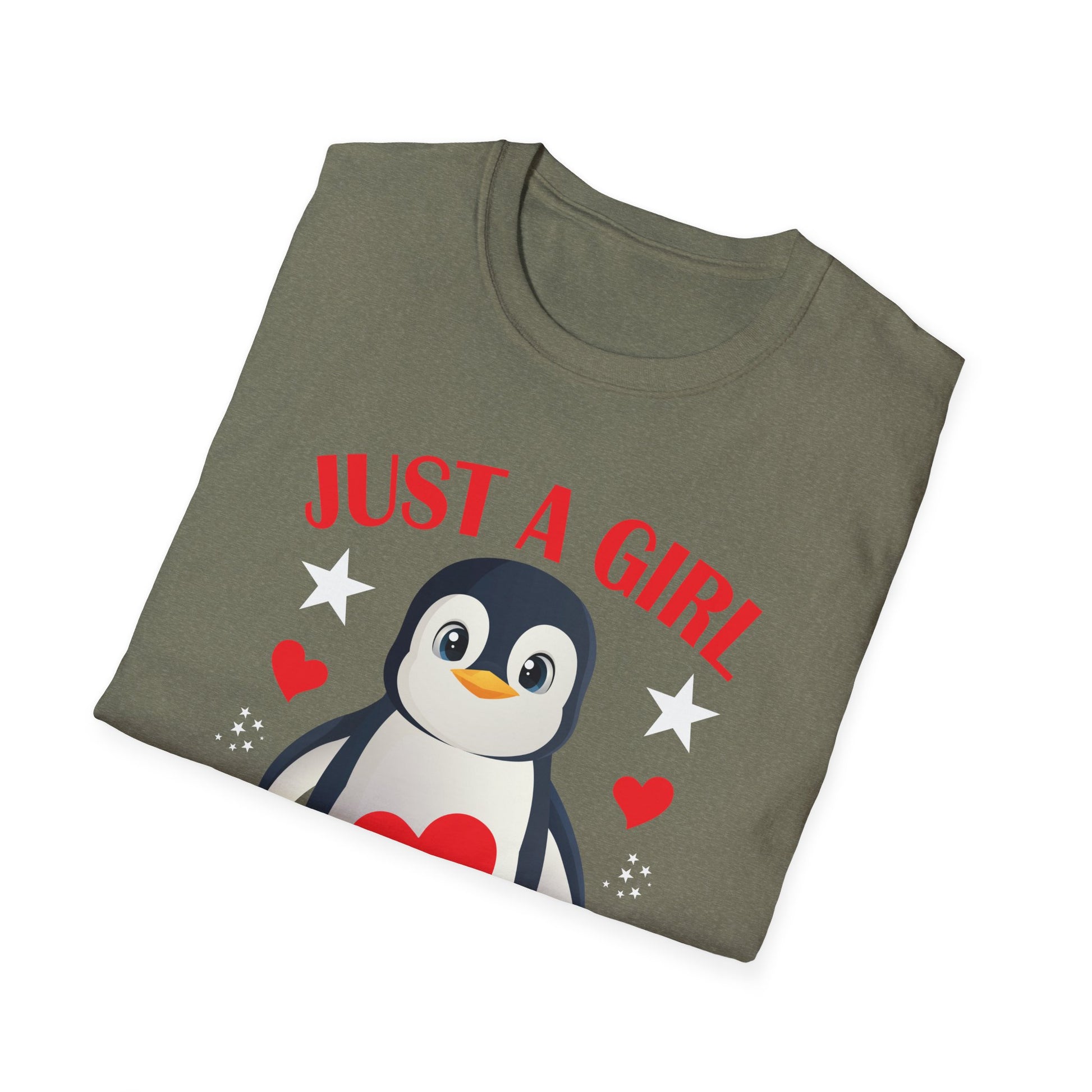 Funny Penguin Animal Just A Girl Who Loves Penguins Unisex T-Shirt