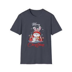 Christmas Bunny  Sweet Christmas Animals  Rabbit Unisex T-Shirt