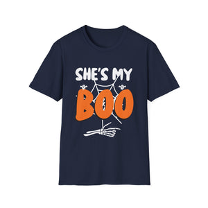 She’s My Boo Halloween T-Shirt — Cute Couples Costume Tee