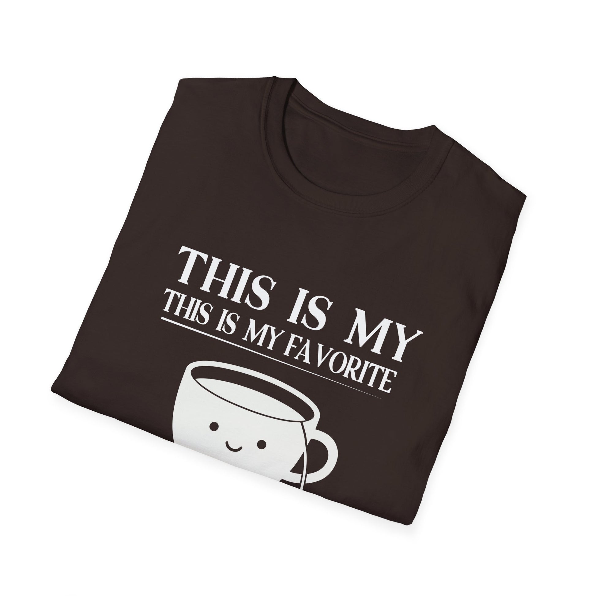 Funny Tea Shirt T-Shirt — "This Is My Favorite Tea Shirt" Cute Tea Cup Tee