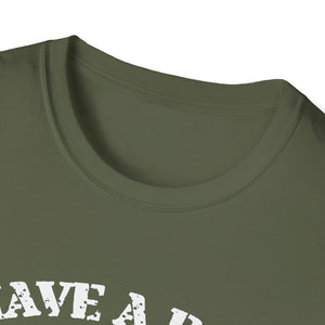 Have a Rad Christmas T-Shirt — Retro Gas Mask Santa Holiday Tee