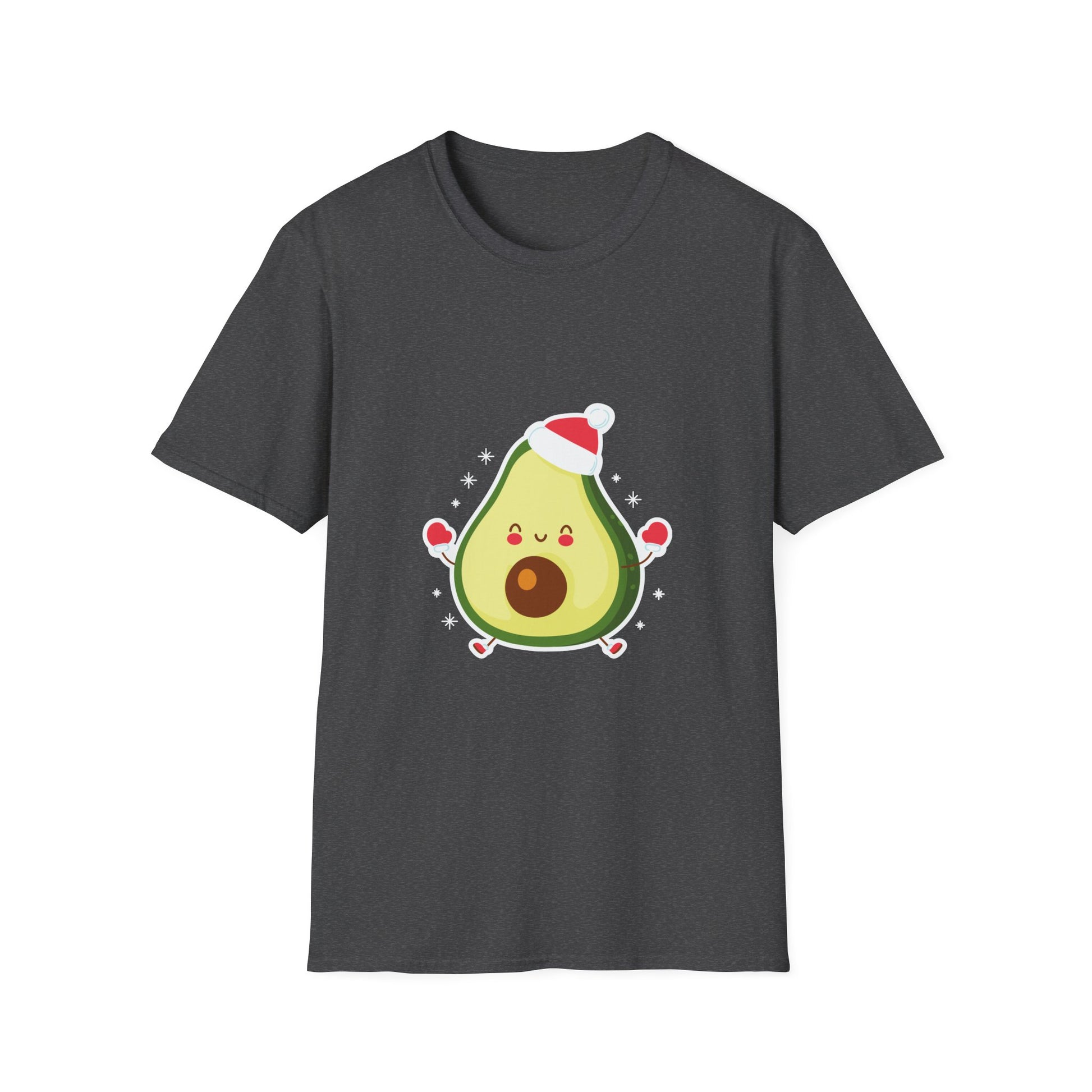 Christmas Avocado Santa Hat Christmas Avocado Unisex T-Shirt