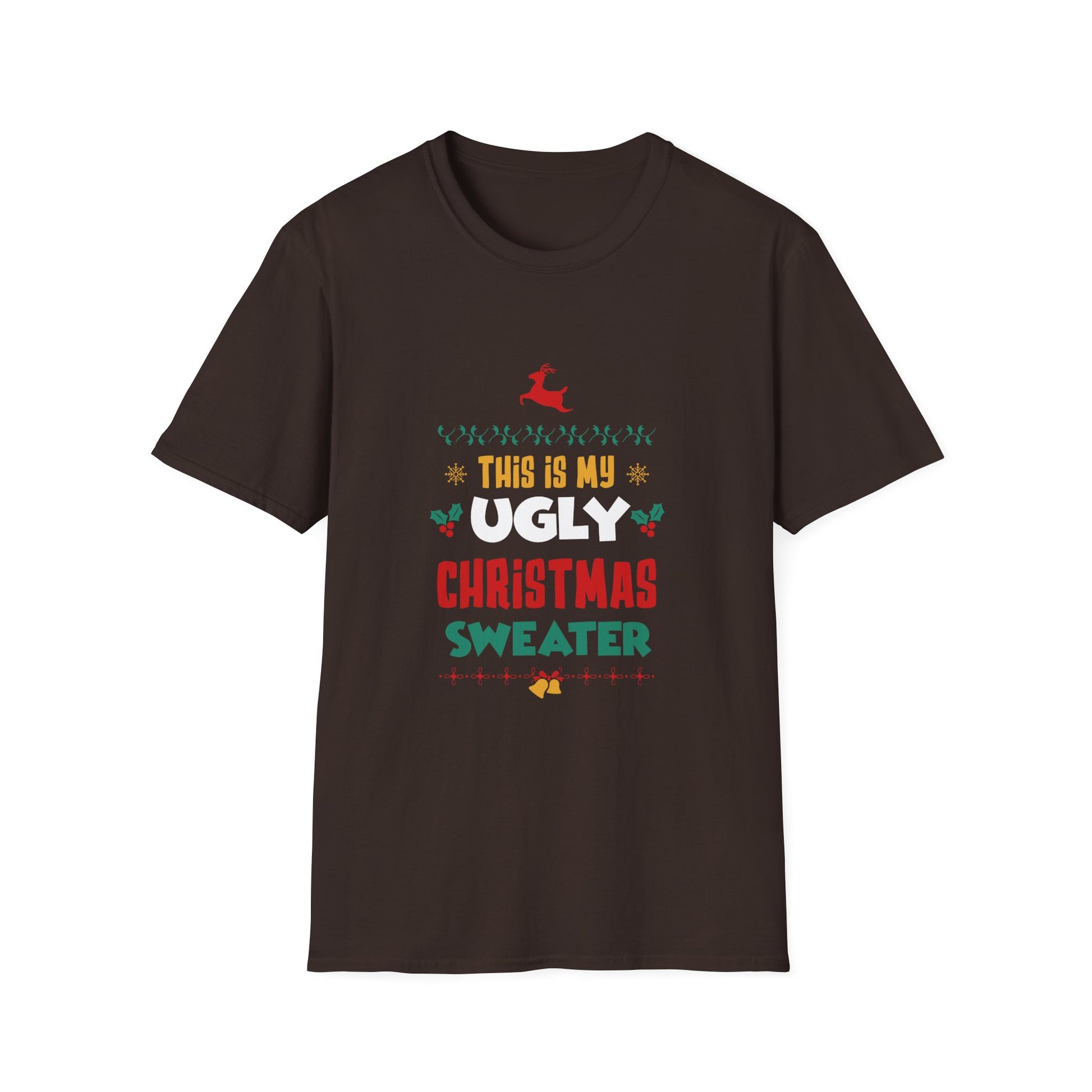 Ugly Christmas Sweater T‑Shirt — “This Is My Ugly Christmas Sweater” Holiday Tee
