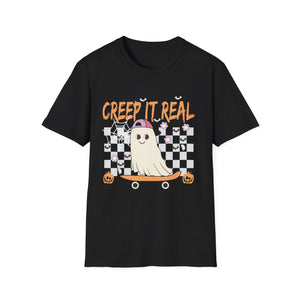Creep It Real Ghost Skateboard T-Shirt