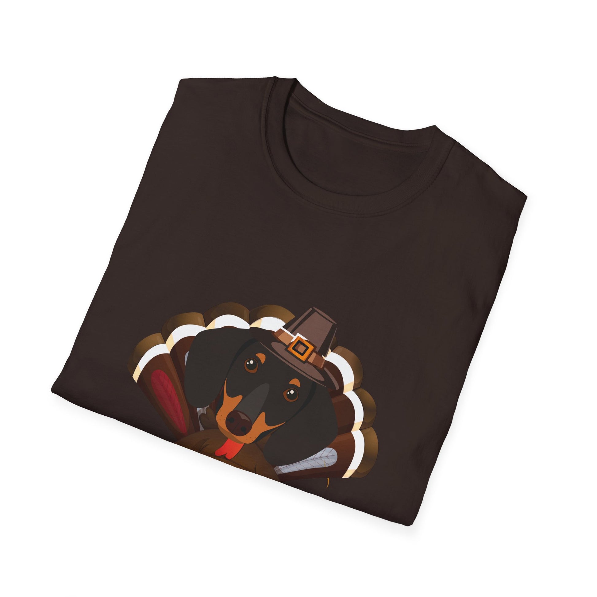 Thankful Turkey T-Shirt – Cute Pilgrim Turkey Thanksgiving Tee  Unisex T-Shirt