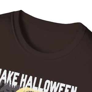 Funny Trump Halloween MAKE HALLOWEEN SCARY AGAIN Unisex Softstyle T-Shirt