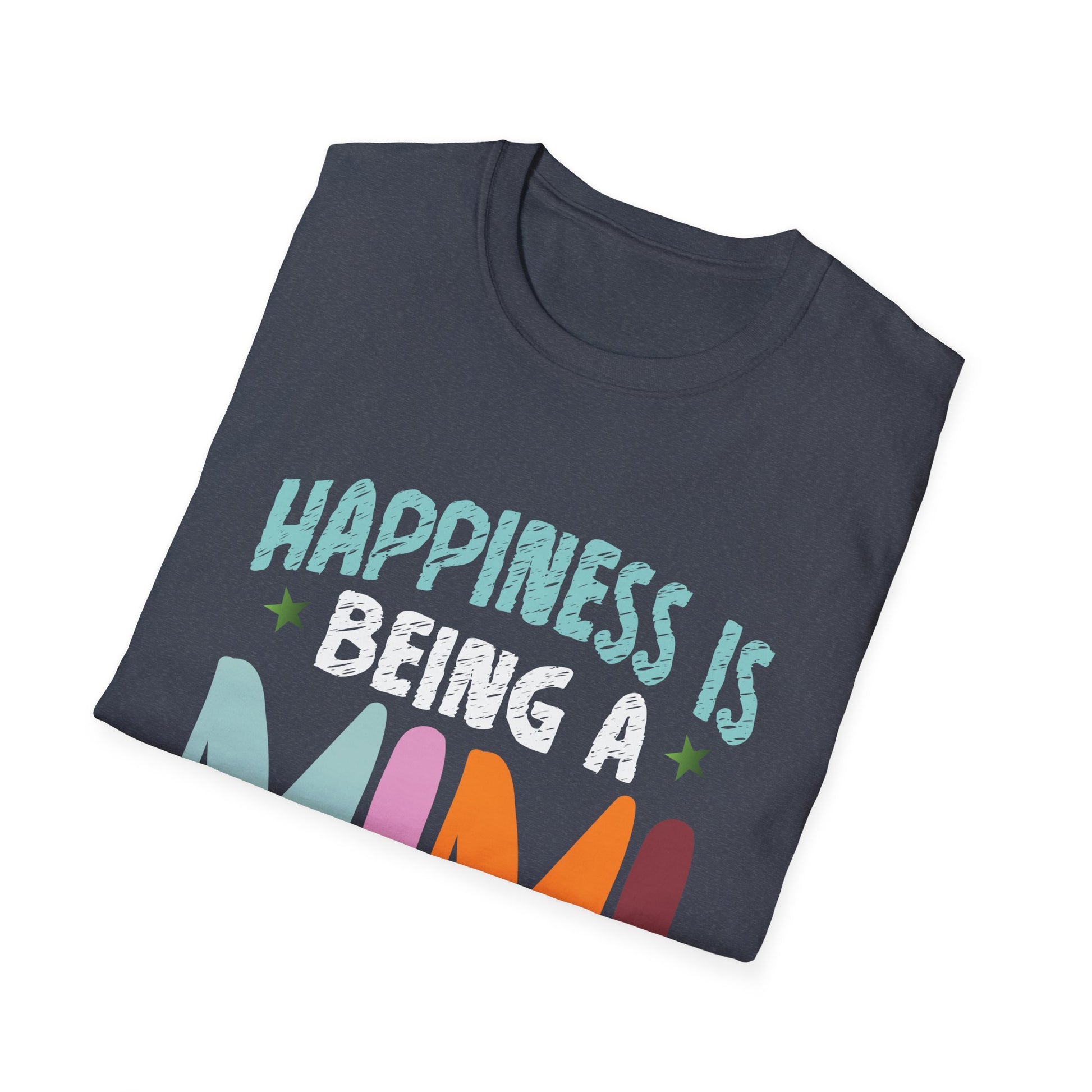 Womens Happiness is being a Mimi Announcement Mothers Day Unisex T-Shirt