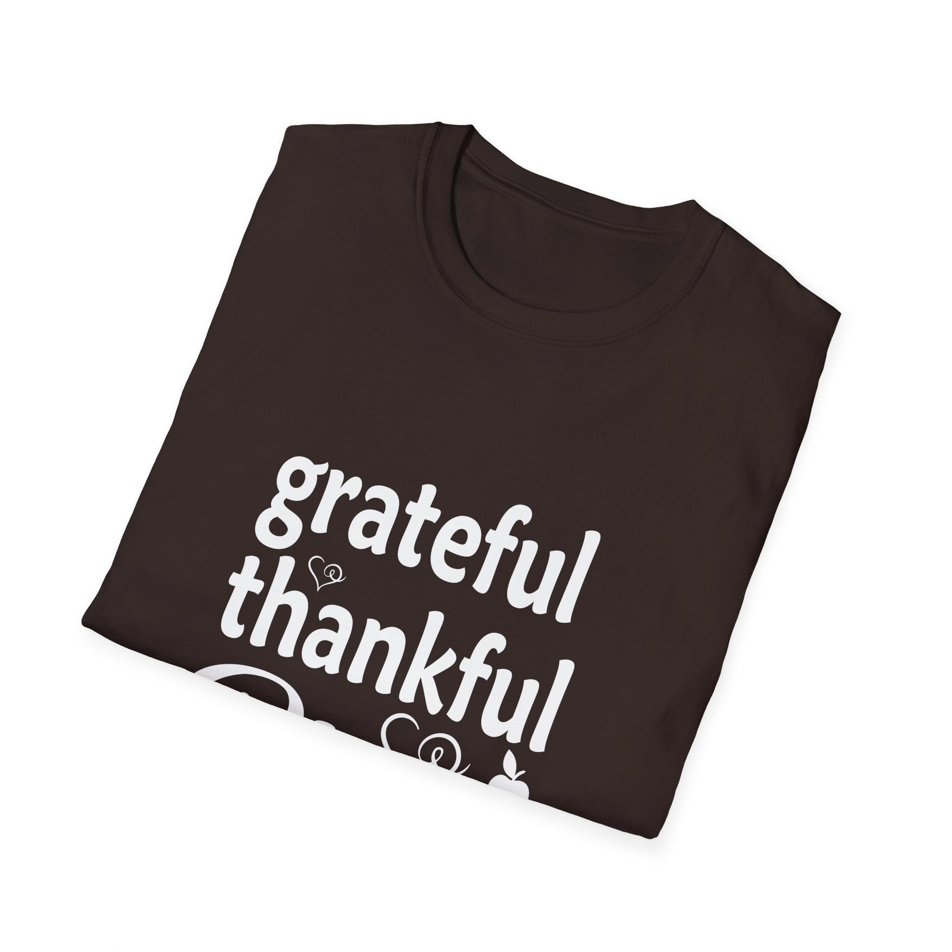 Grateful Thankful Blessed T-Shirt — Inspirational Faith Tee
