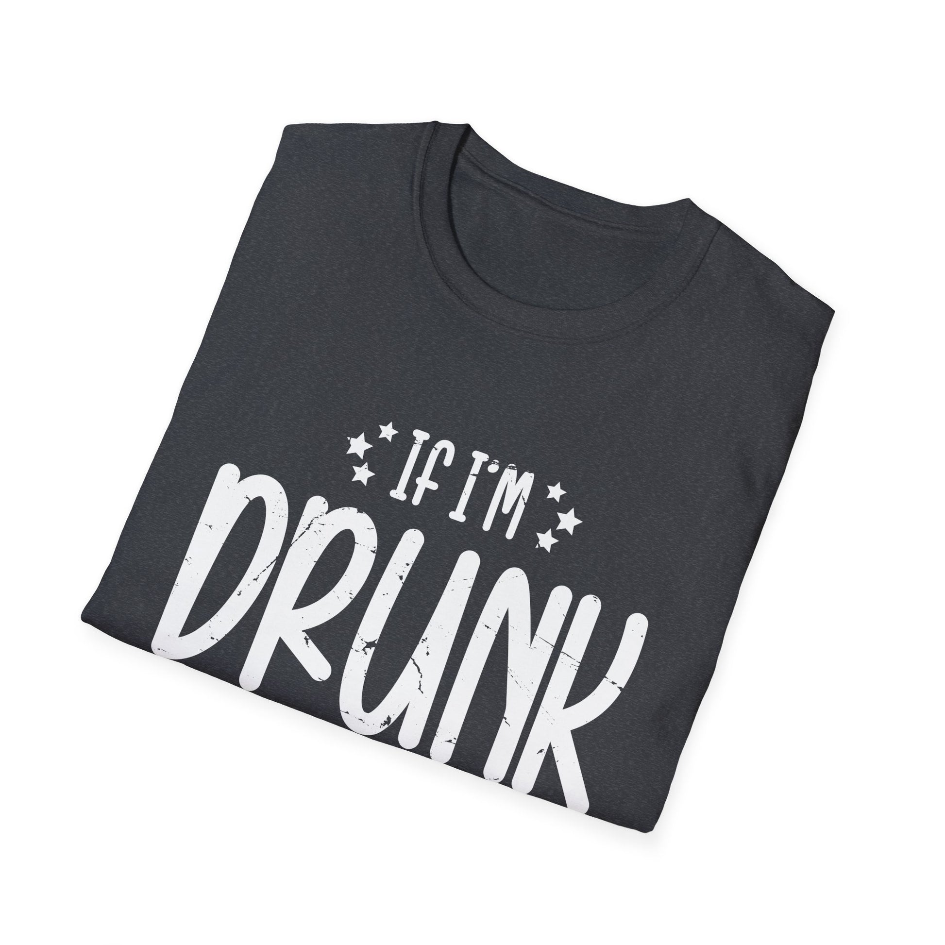 If I'm Drunk Blame Them Funny Matching Best Friend _ Family Unisex T-Shirt