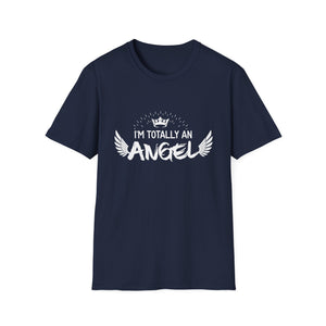 I'm Totally An Angel T-Shirt Funny Halloween Christmas gifts Unisex T-Shirt