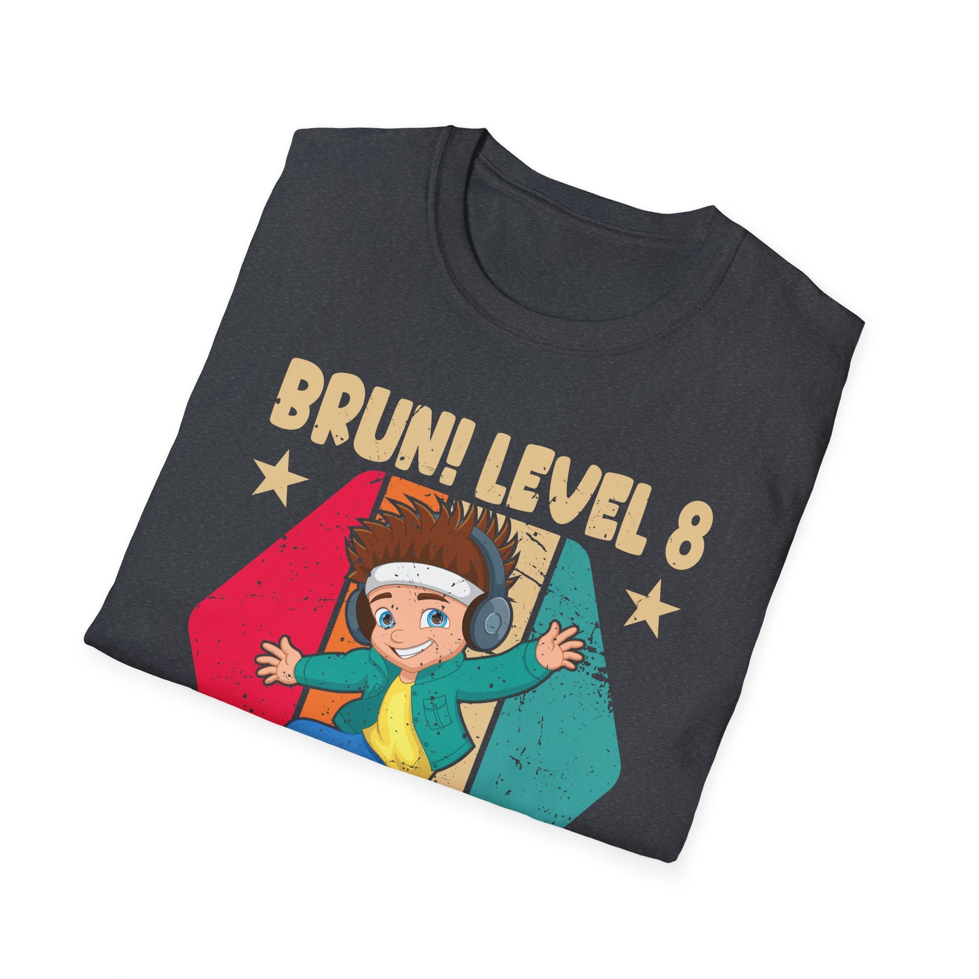 8 Year Old Birthday Dabbing Boy Bruh 8th level unlocked T-Shirt Unisex T-Shirt