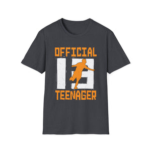 Soccer 13 Year Old Birthday Boy Shirt Official Teenager Unisex T-Shirt