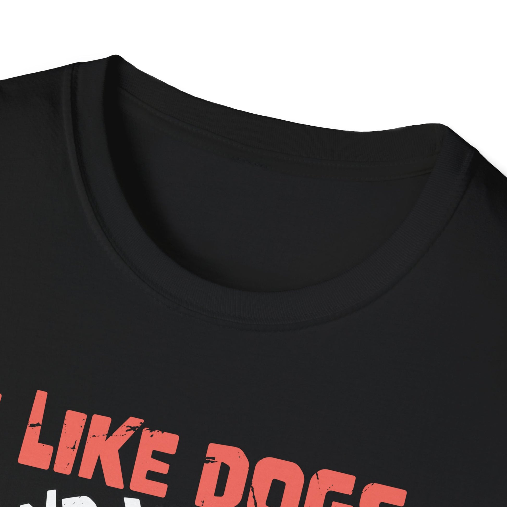 I like dogs and video games and maybe 3 people Unisex T-Shirt