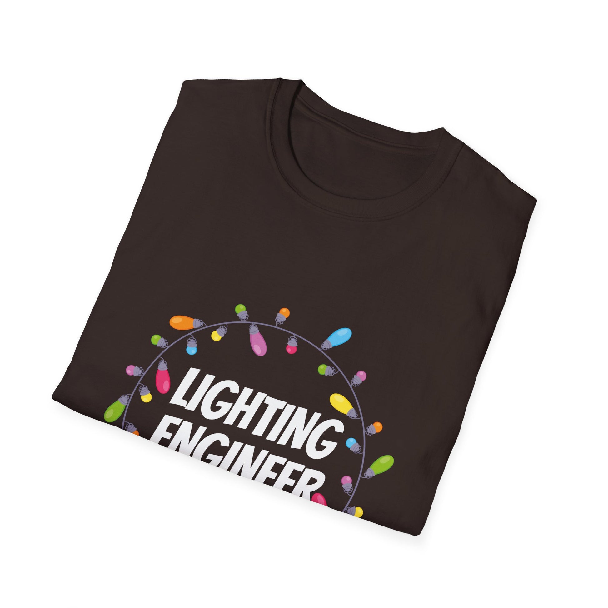 Lighting Engineer T-Shirt — Festive Holiday Lights Graphic Tee