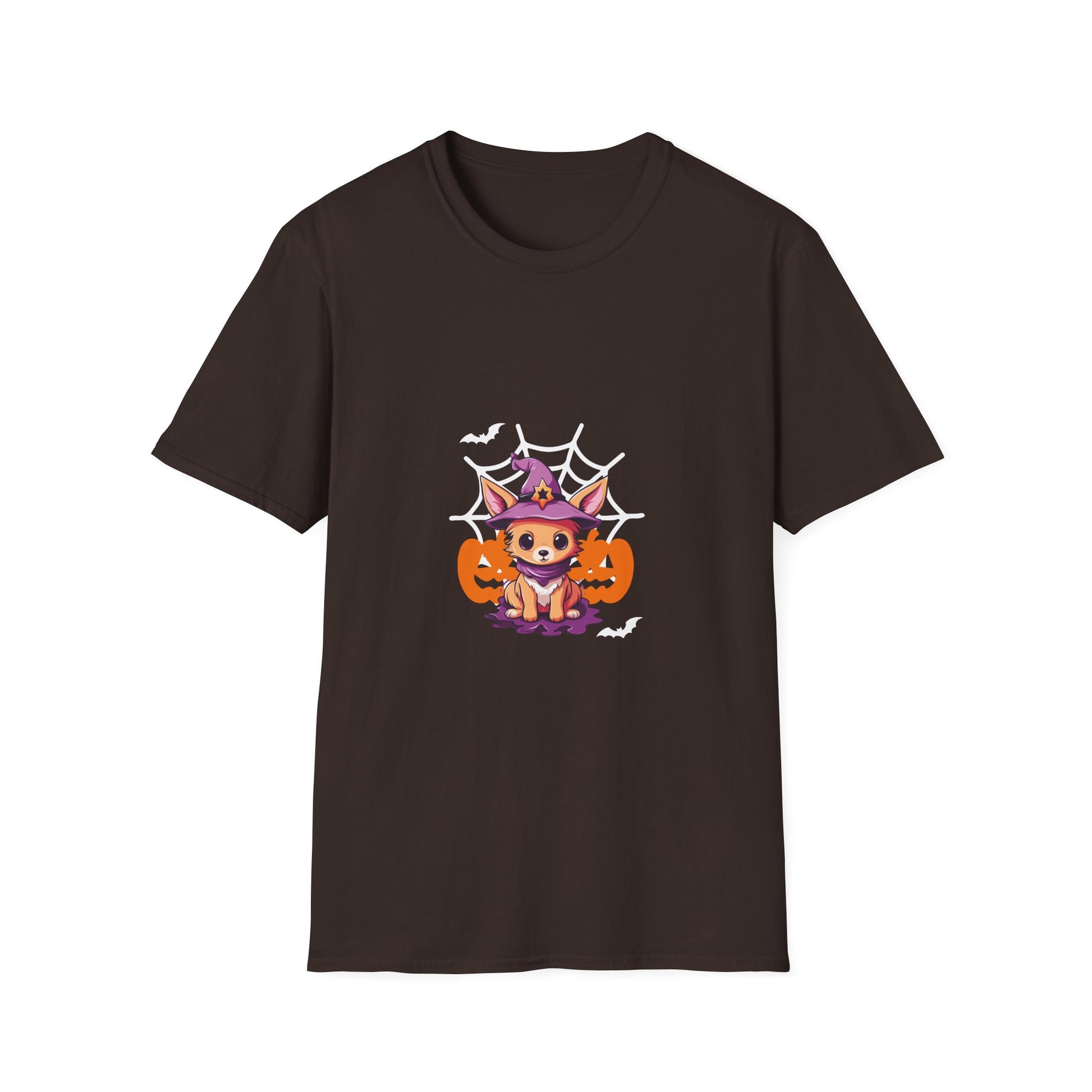 Cute Halloween Witchy Chihuahua Halloween TeeUnisex Softstyle T-Shirt