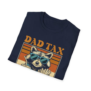 Dad Tax T-Shirt — Funny Raccoon “Making Sure It’s Not Poison” Dad Gift